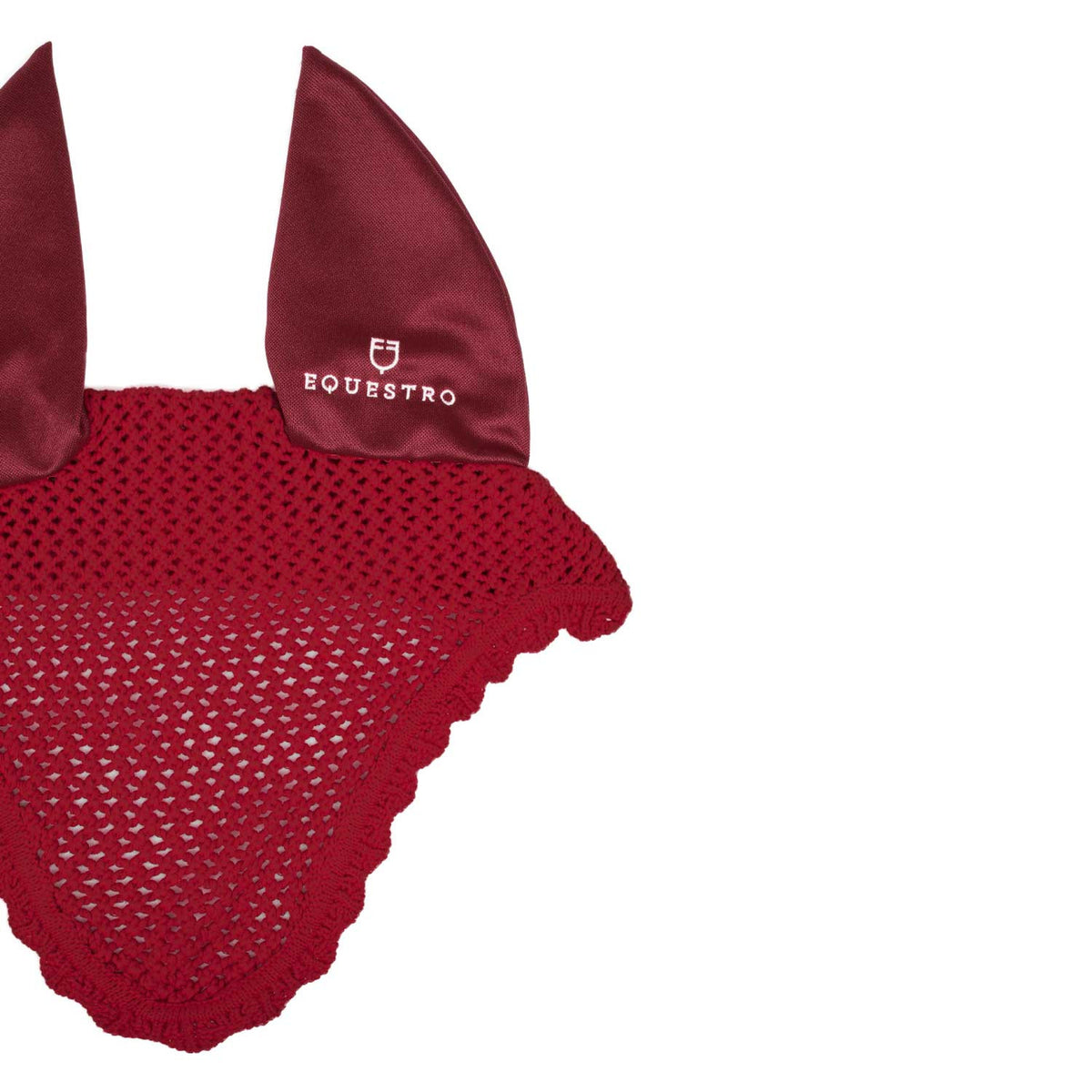 Equestro Knitted Fly Veil With Elastic Ears