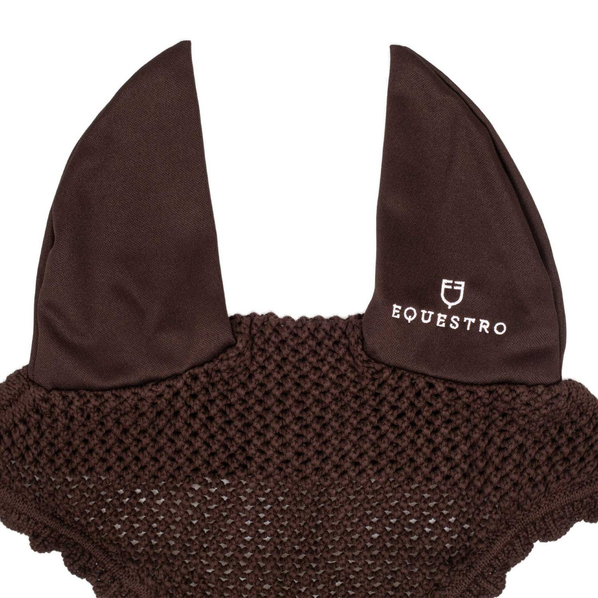 Equestro Knitted Fly Veil With Elastic Ears