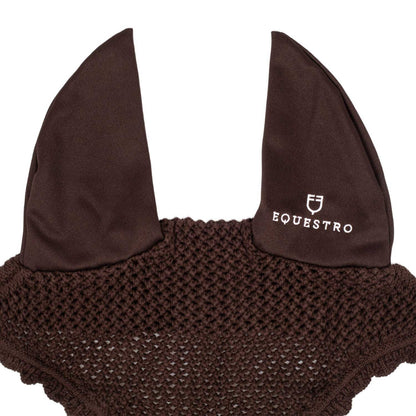 Equestro Knitted Fly Veil With Elastic Ears