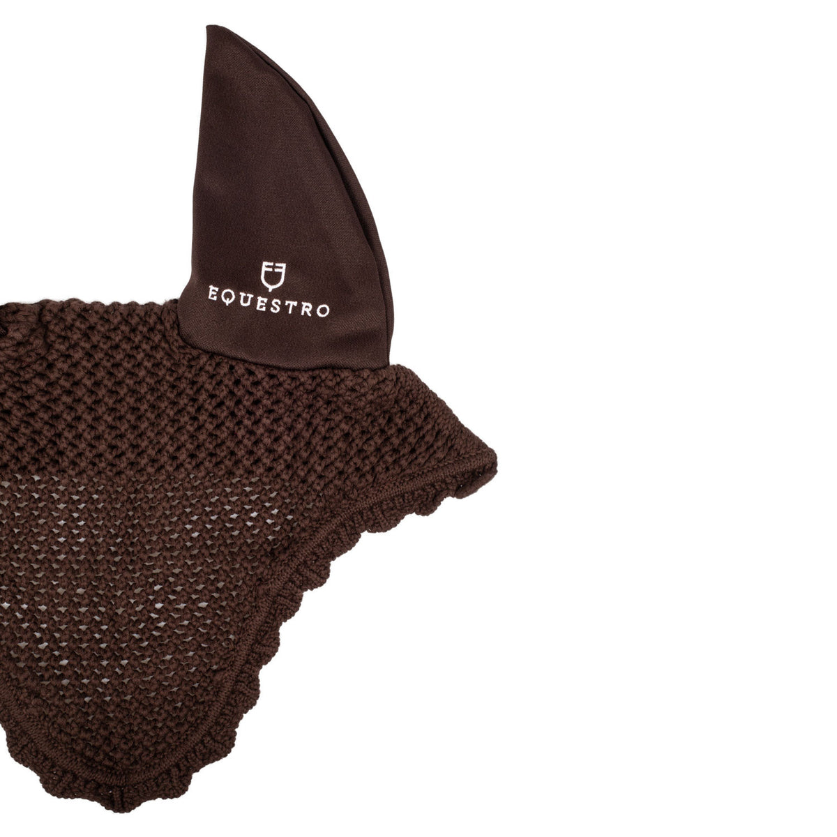 Equestro Knitted Fly Veil With Elastic Ears