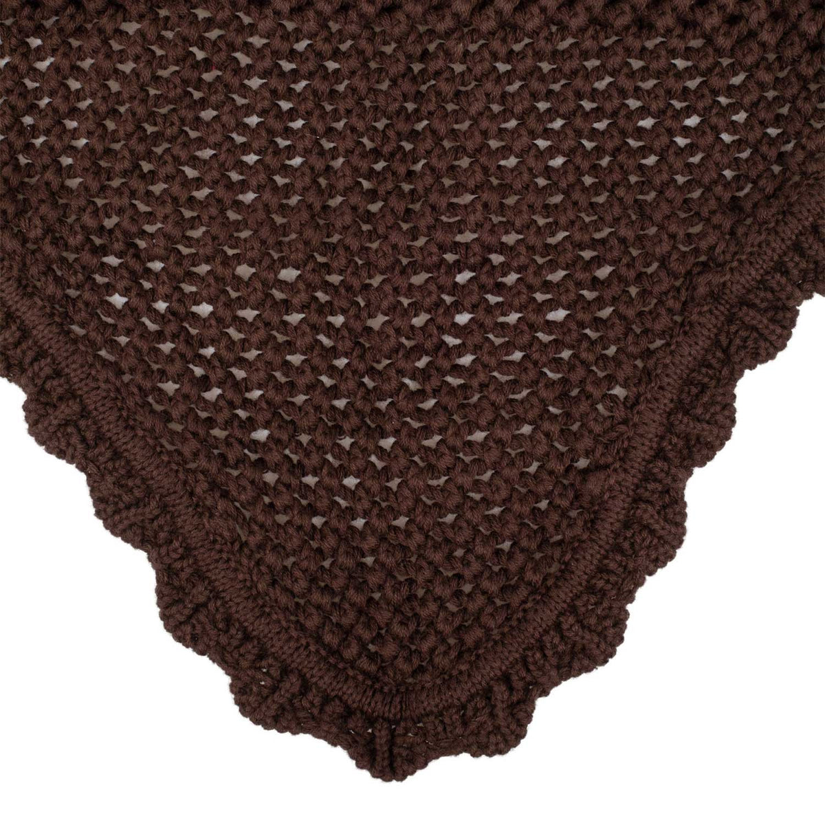 Equestro Knitted Fly Veil With Elastic Ears