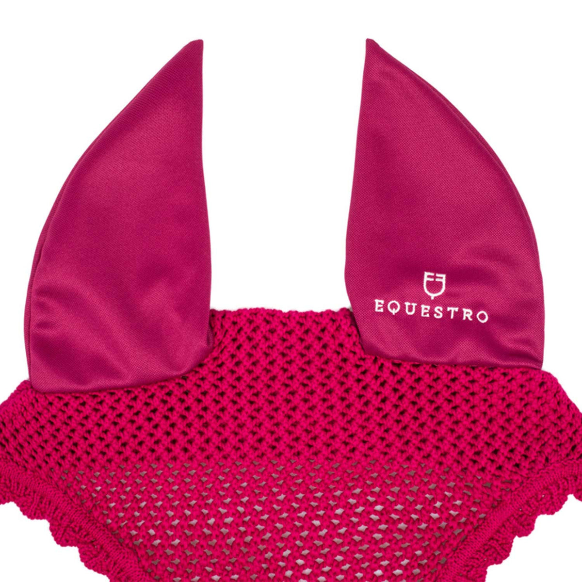 Equestro Knitted Fly Veil With Elastic Ears