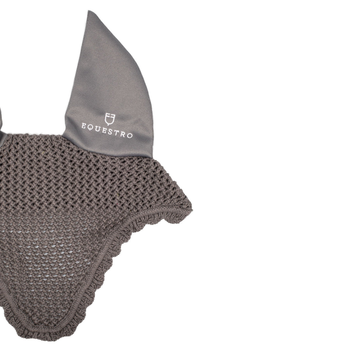 Equestro Knitted Fly Veil With Elastic Ears