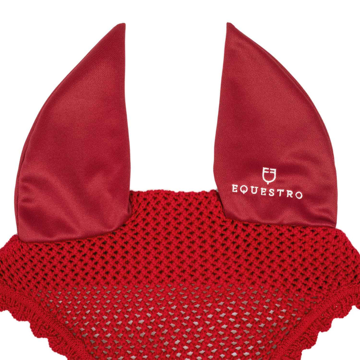 Equestro Knitted Fly Veil With Elastic Ears