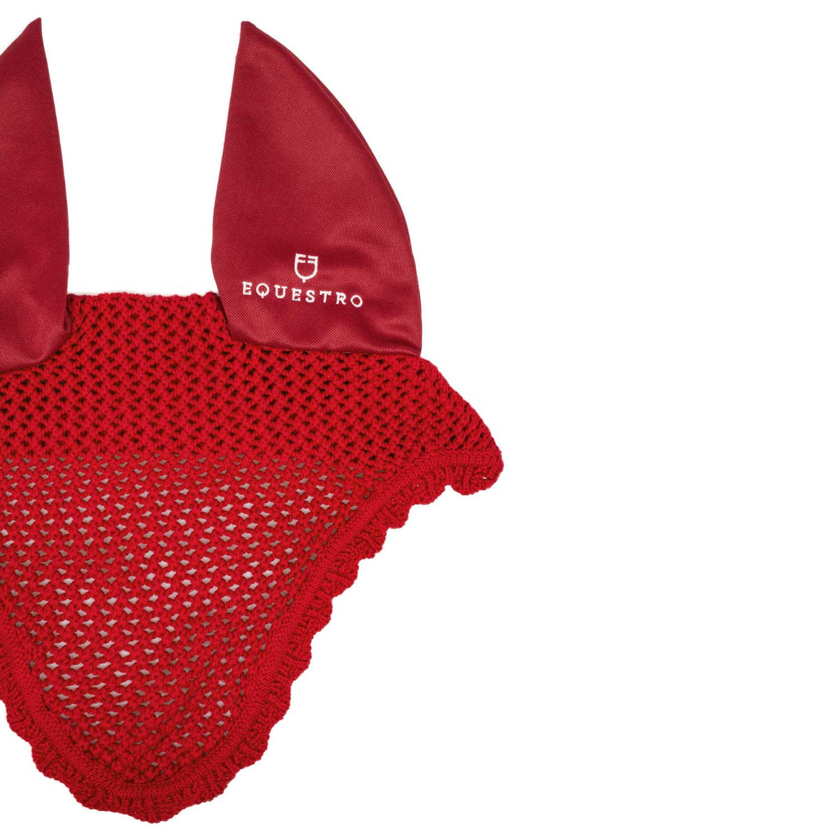 Equestro Knitted Fly Veil With Elastic Ears
