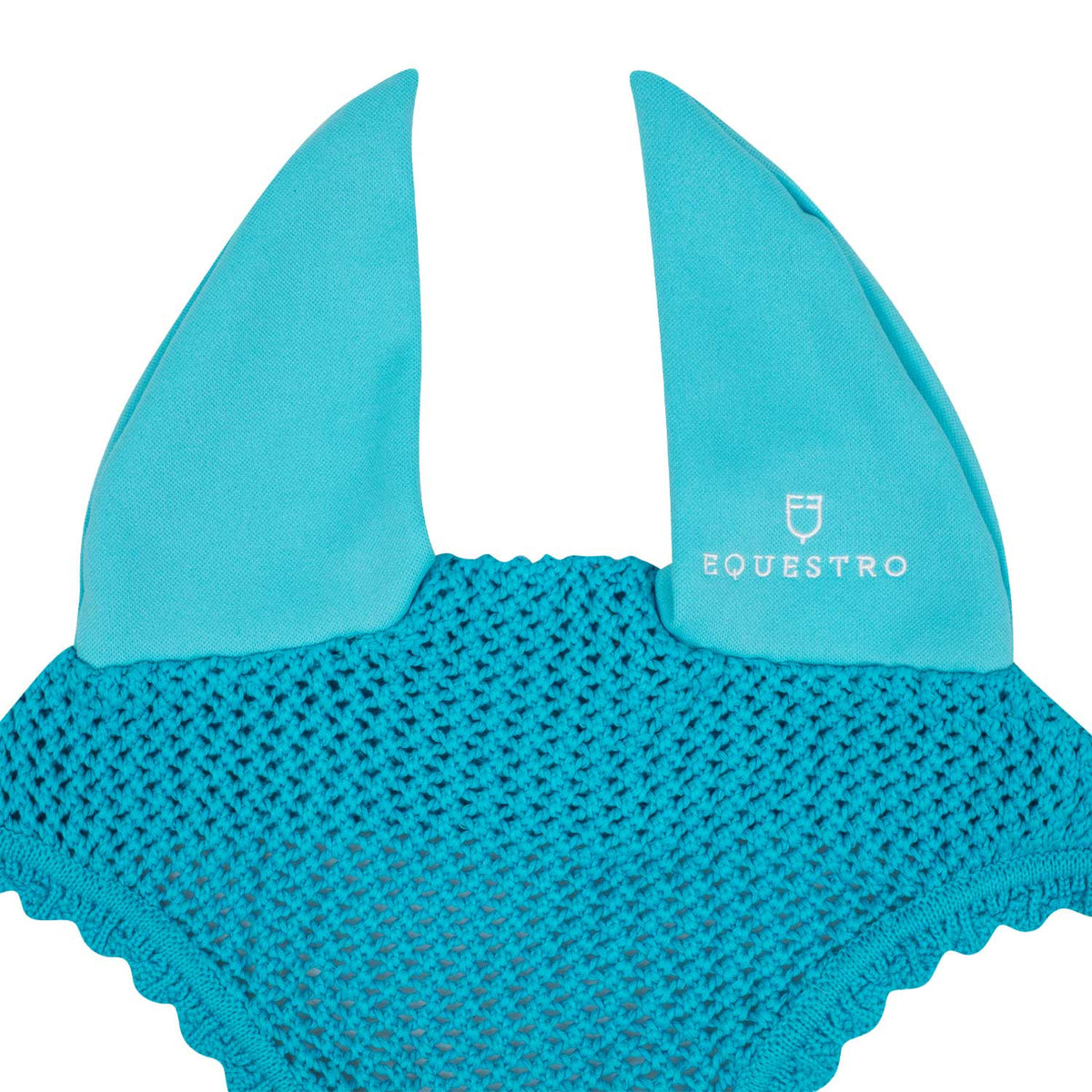 Equestro Knitted Fly Veil With Elastic Ears