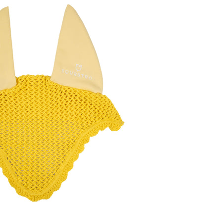 Equestro Knitted Fly Veil With Elastic Ears
