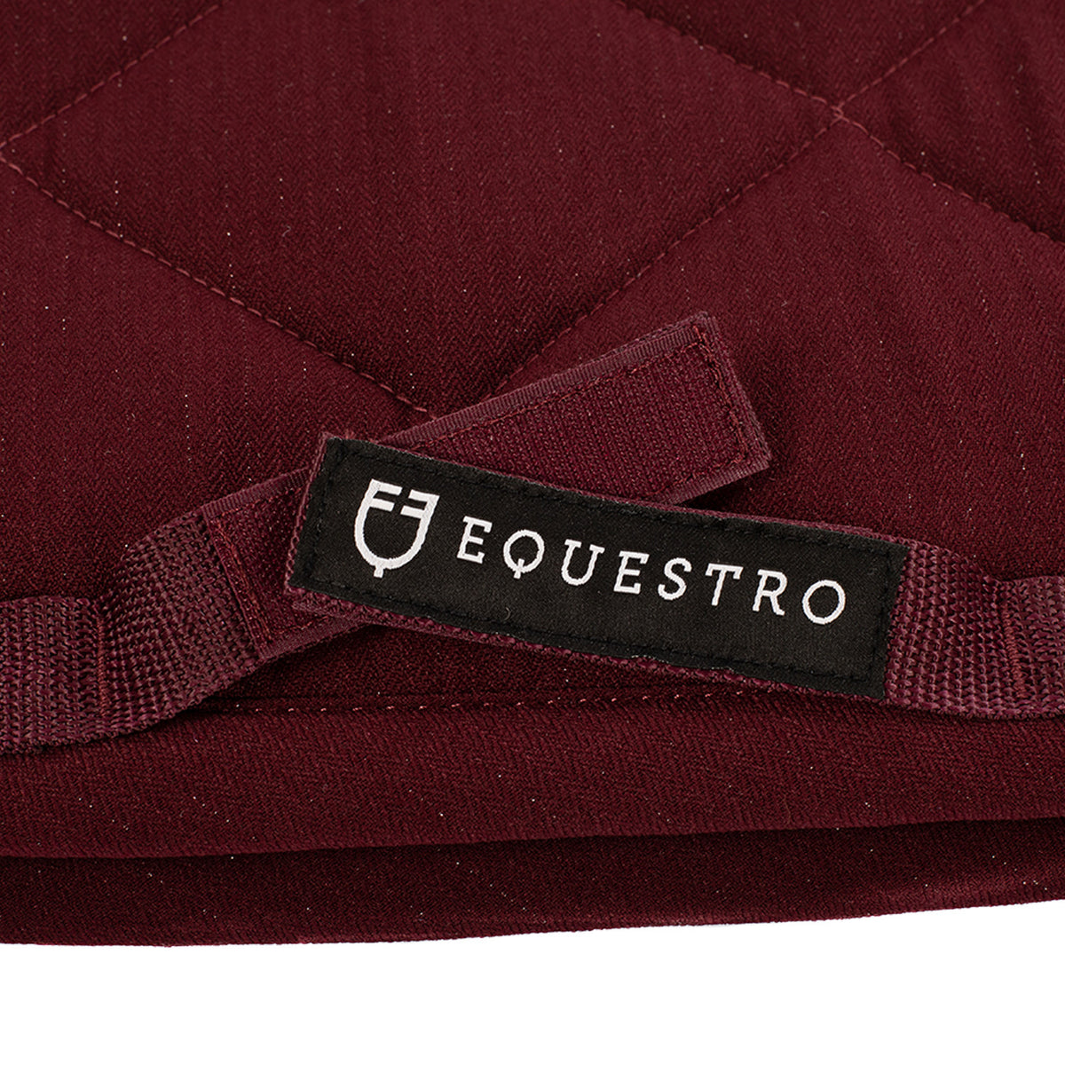 Equestro Jumping Saddle Pad In Cotton With Trim And Logo