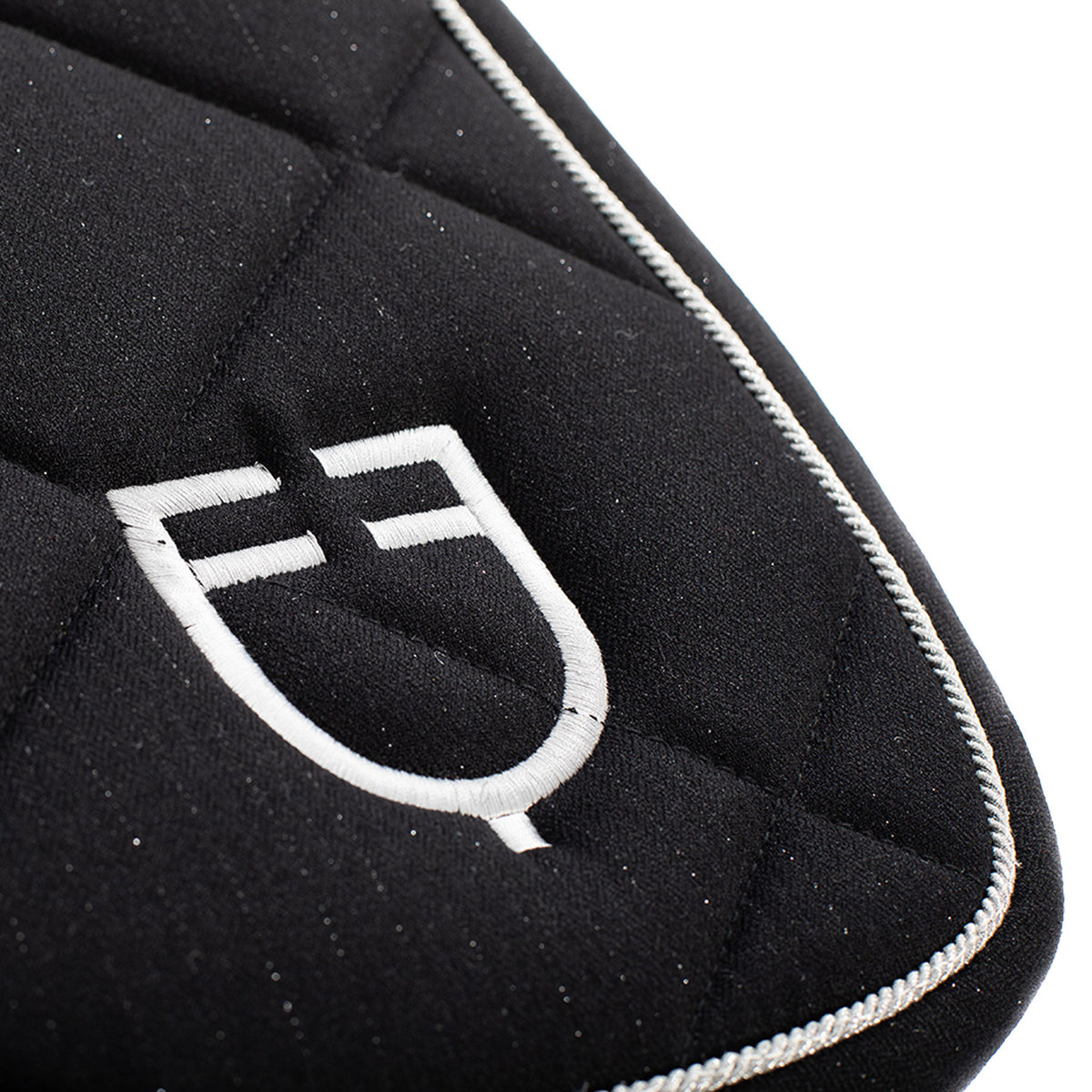 Equestro Jumping Saddle Pad In Cotton With Trim And Logo