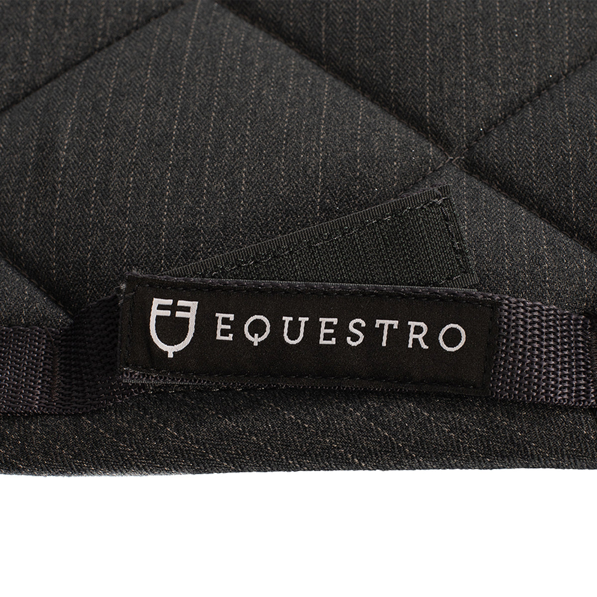 Equestro Jumping Saddle Pad In Cotton With Trim And Logo