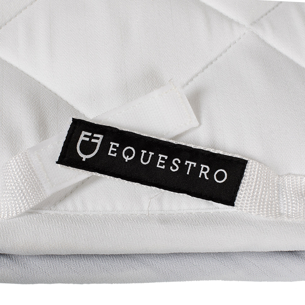 Equestro Jumping Saddle Pad In Cotton With Trim And Logo