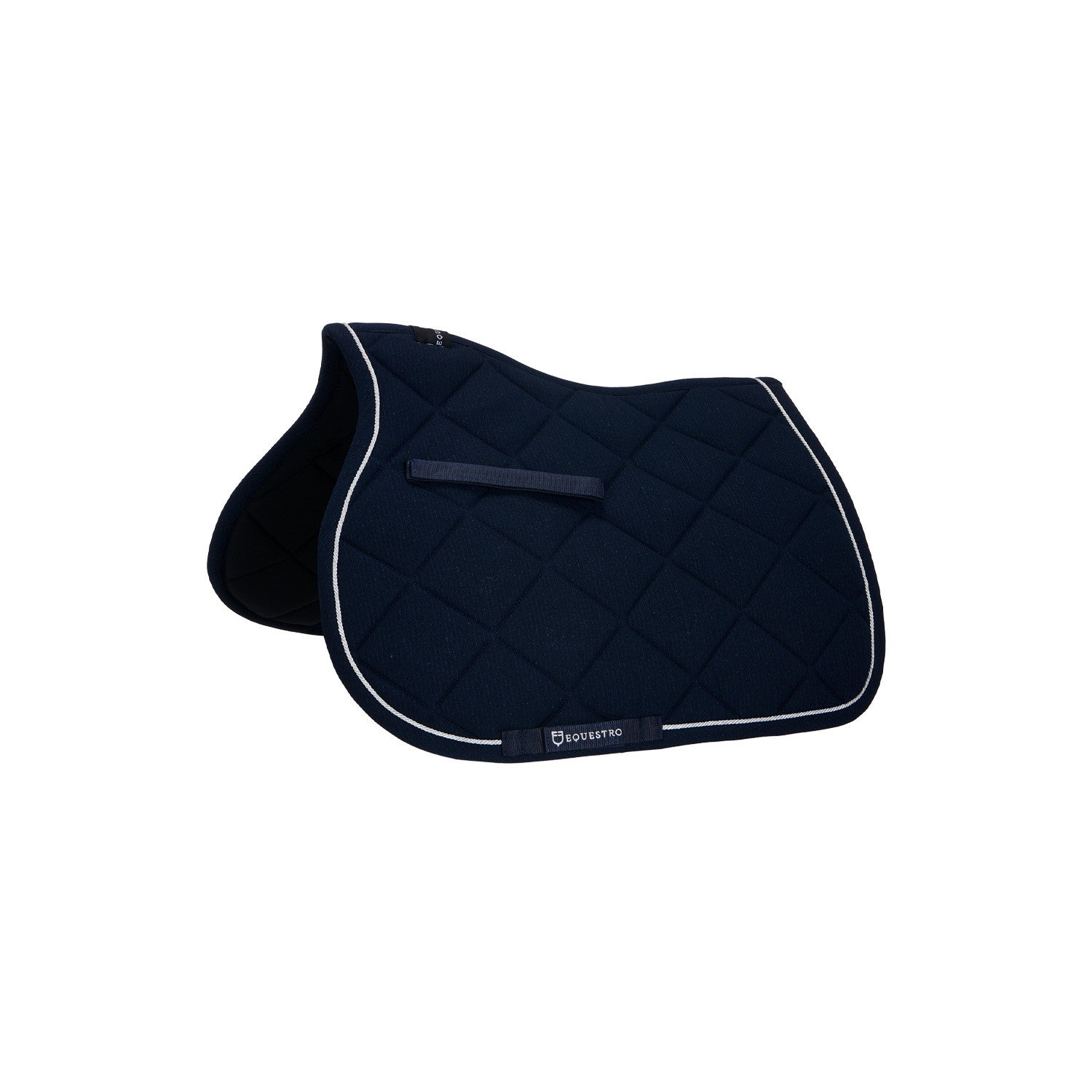 Pony jumping saddle pad in cotton with trimmings.