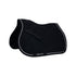 Jumping saddle pad in cotton with trimmings.