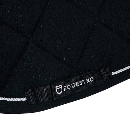 Equestro Jumping Saddle Pad In Cotton With Trim