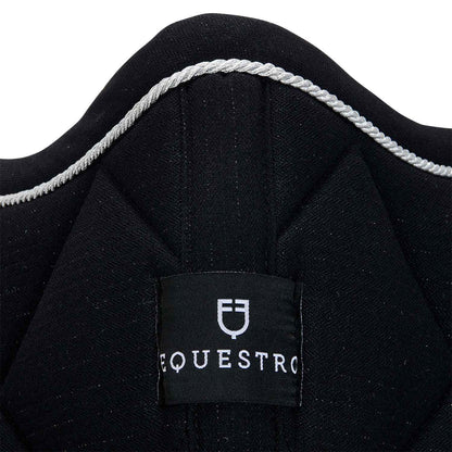 Equestro Jumping Saddle Pad In Cotton With Trim