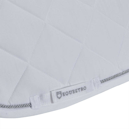 Equestro Jumping Saddle Pad In Cotton With Trim