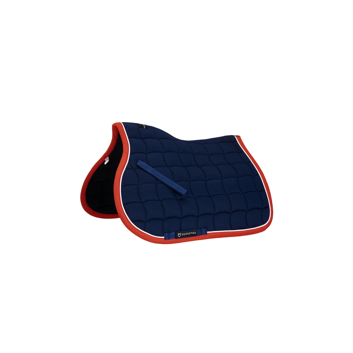 Tricolor jumping pony saddle pad.