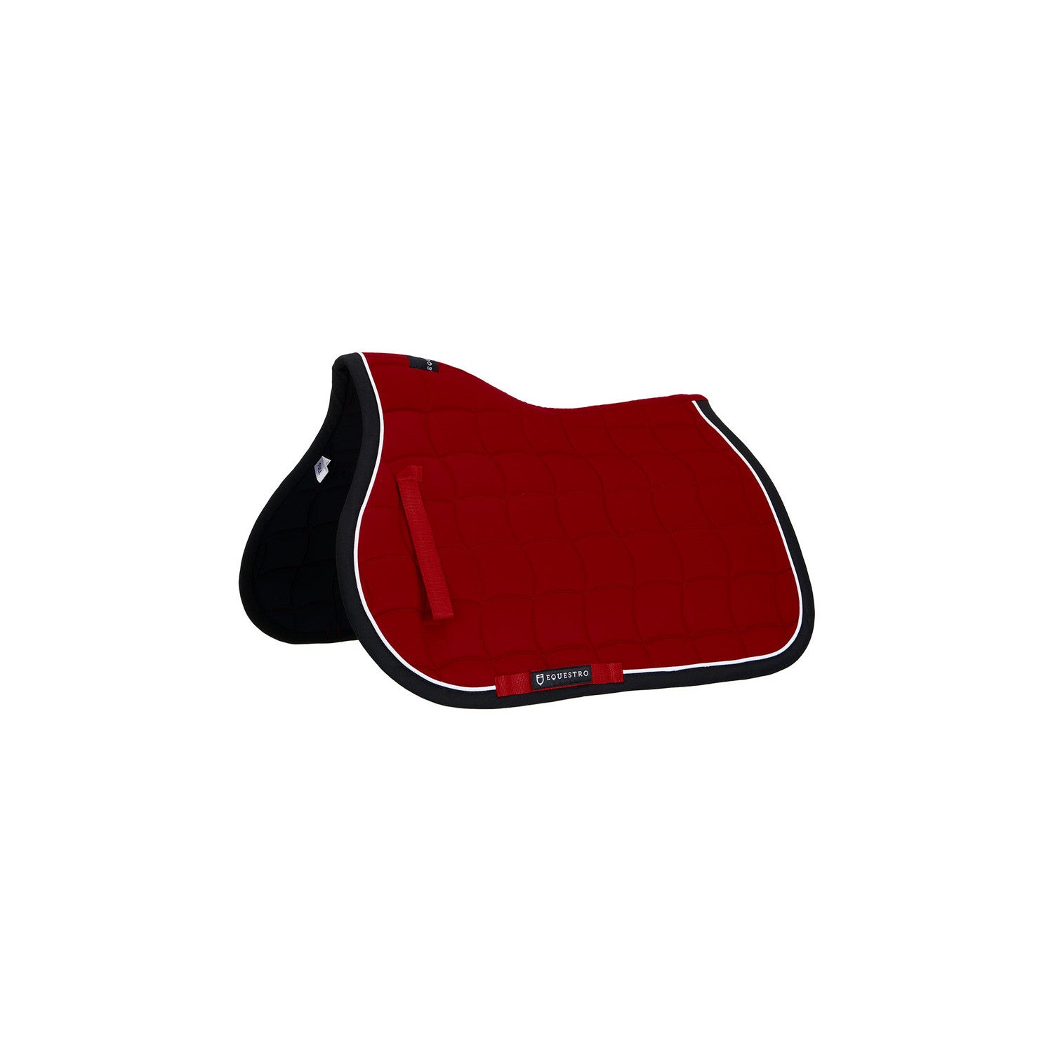 Tricolor jumping pony saddle pad.