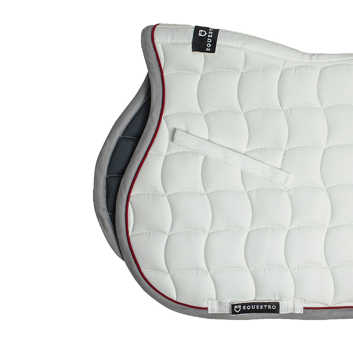 Equestro Jumping Saddle Pad With Contrasting Trim