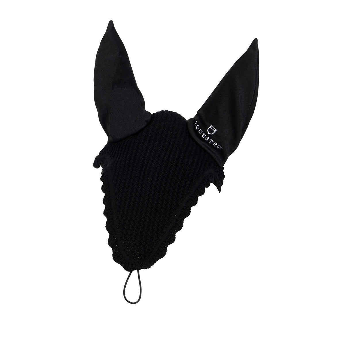 Equestro Knitted Fly Veil With Elastic Front Strap