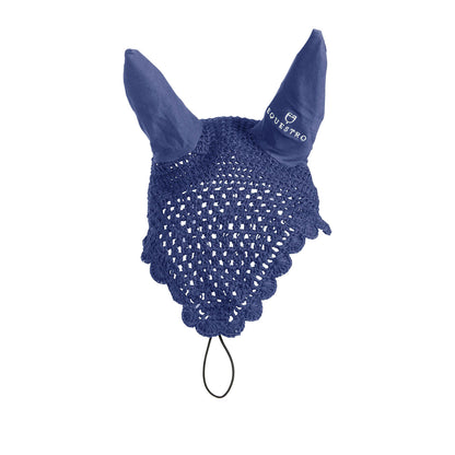 Equestro Knitted Fly Veil With Elastic Front Strap