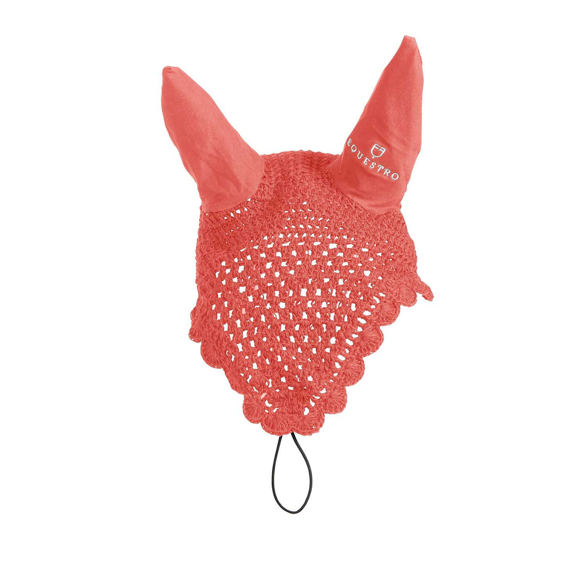 Equestro Knitted Fly Veil With Elastic Front Strap