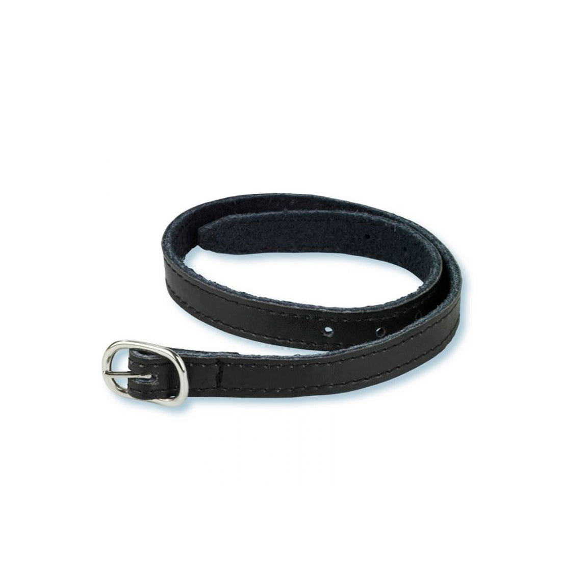 STUBBEN LEATHER, DOUBLE SEWED, SPURS STRAPS, 45 CM EBONY (1PC).