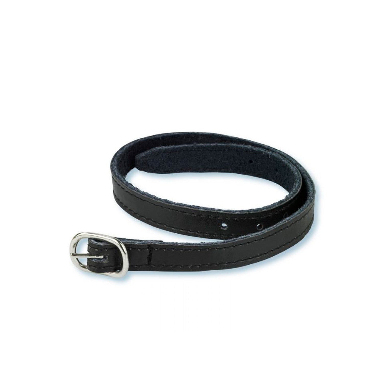 STUBBEN LEATHER, DOUBLE SEWED, SPURS STRAPS, 45 CM EBONY (1PC).