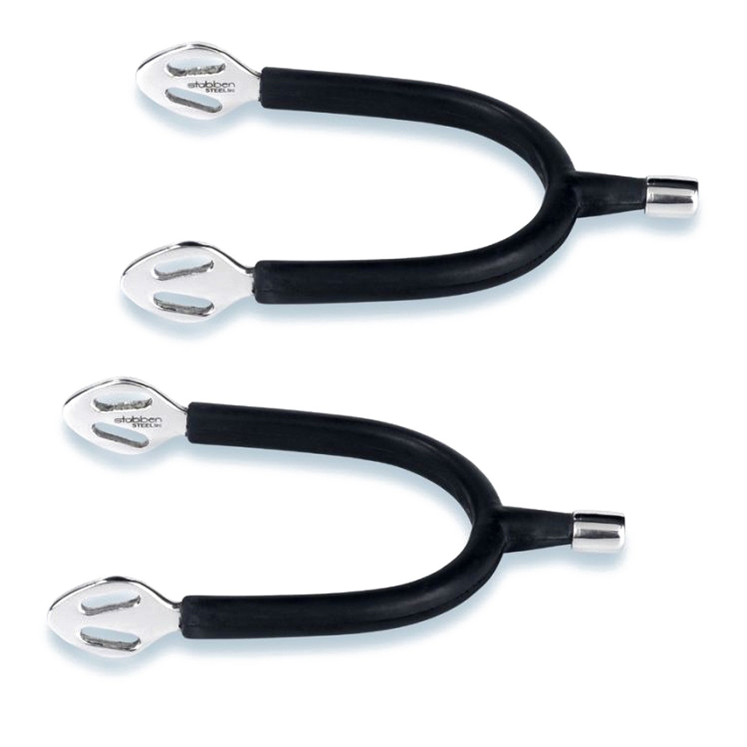 STUBBEN SEQ SPURS, STRAIGHT NECK (1 PAIR).