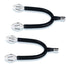 STUBBEN SEQ SPURS, STRAIGHT NECK (1 PAIR).