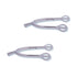 STUBBEN LADIES PRINCE OF WALES SPURS, 20MM  (1 PAIR).