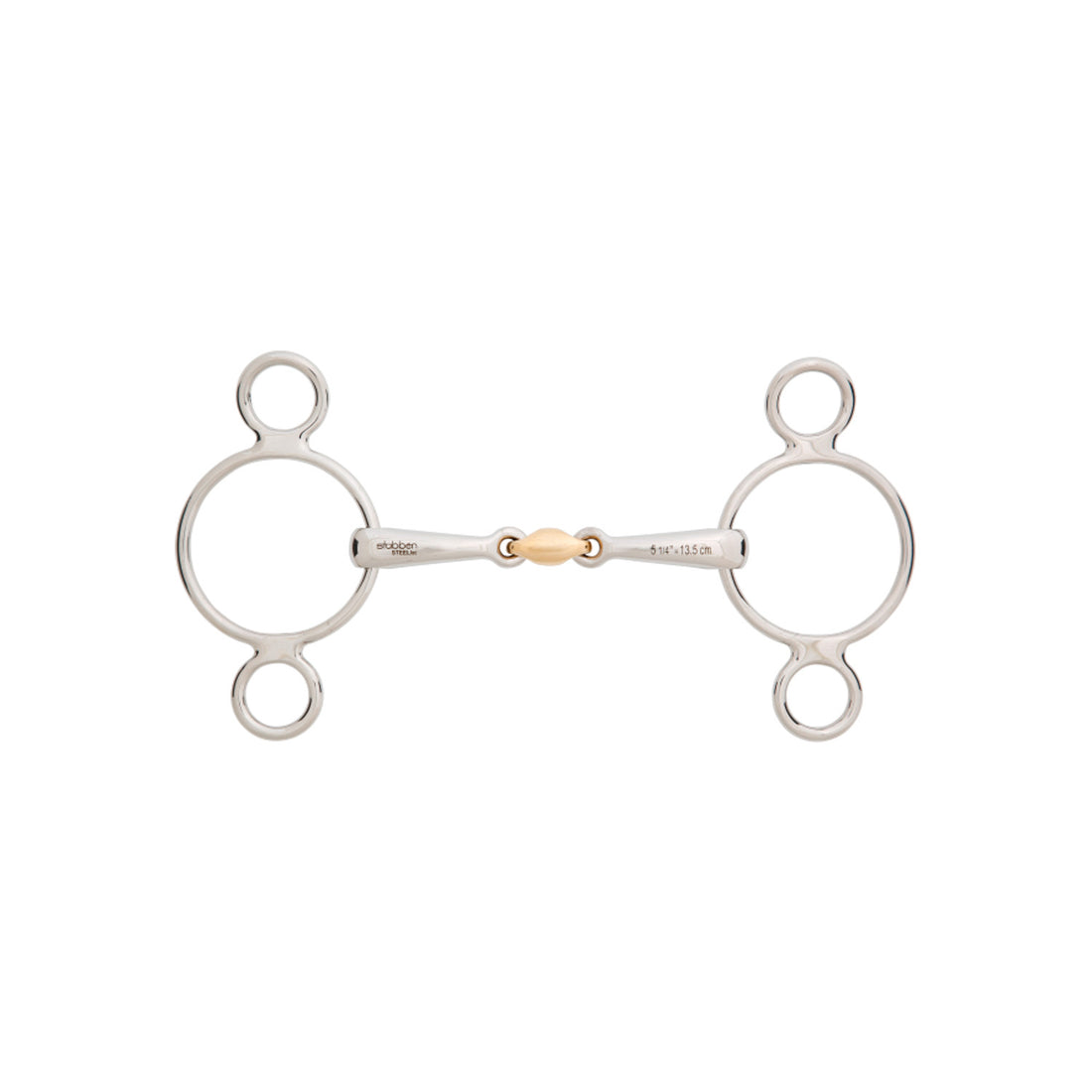 STUBBEN 3-RING GAG, THICKNESS 16MM, RING 70X150MM (1 PC).