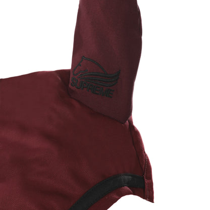 Cotton pony bonnet with contrast piping