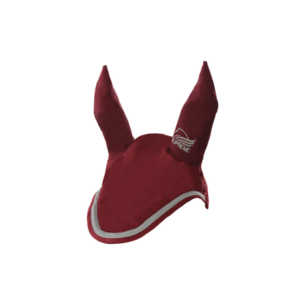 Cotton pony bonnet with contrast piping