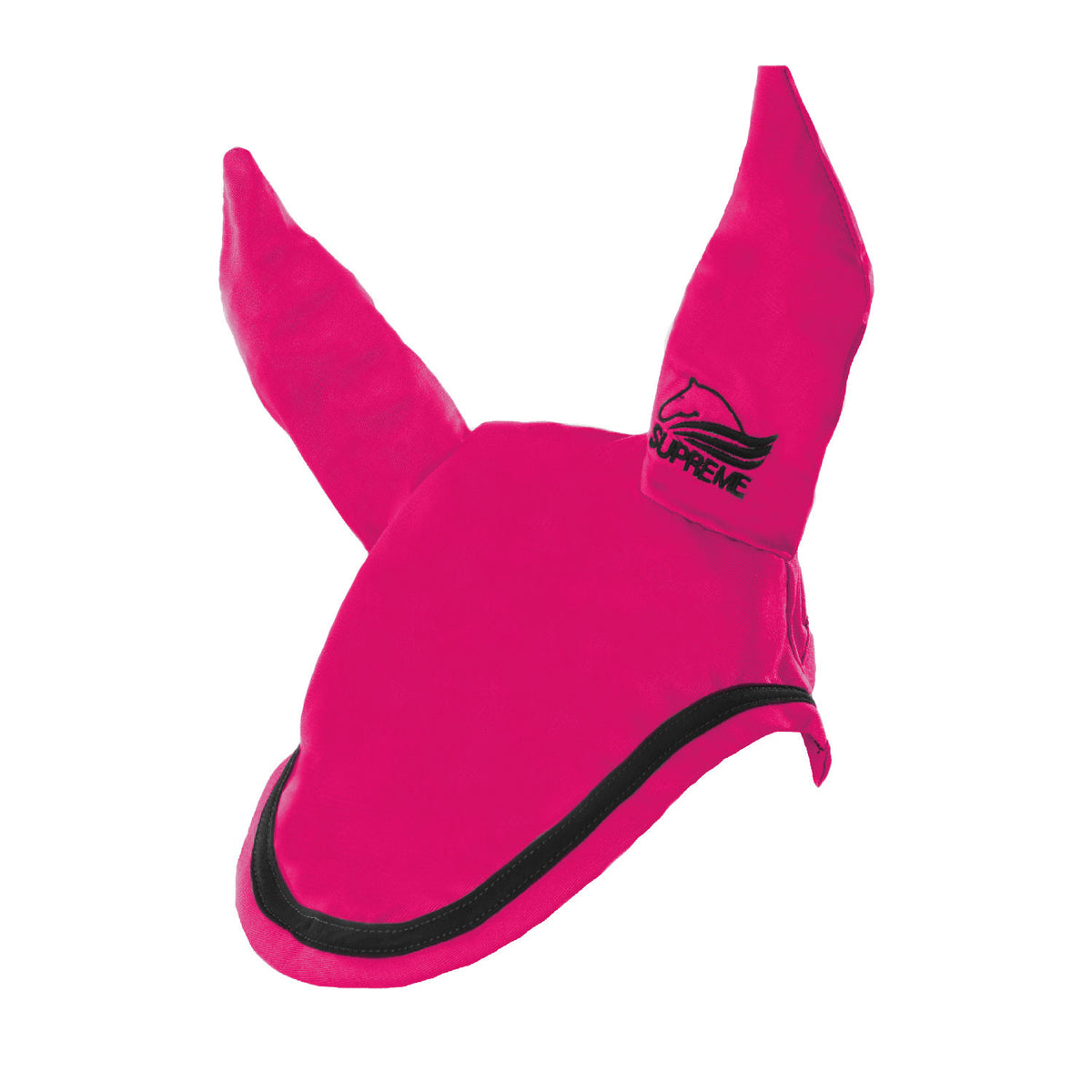 Cotton pony bonnet with contrast piping