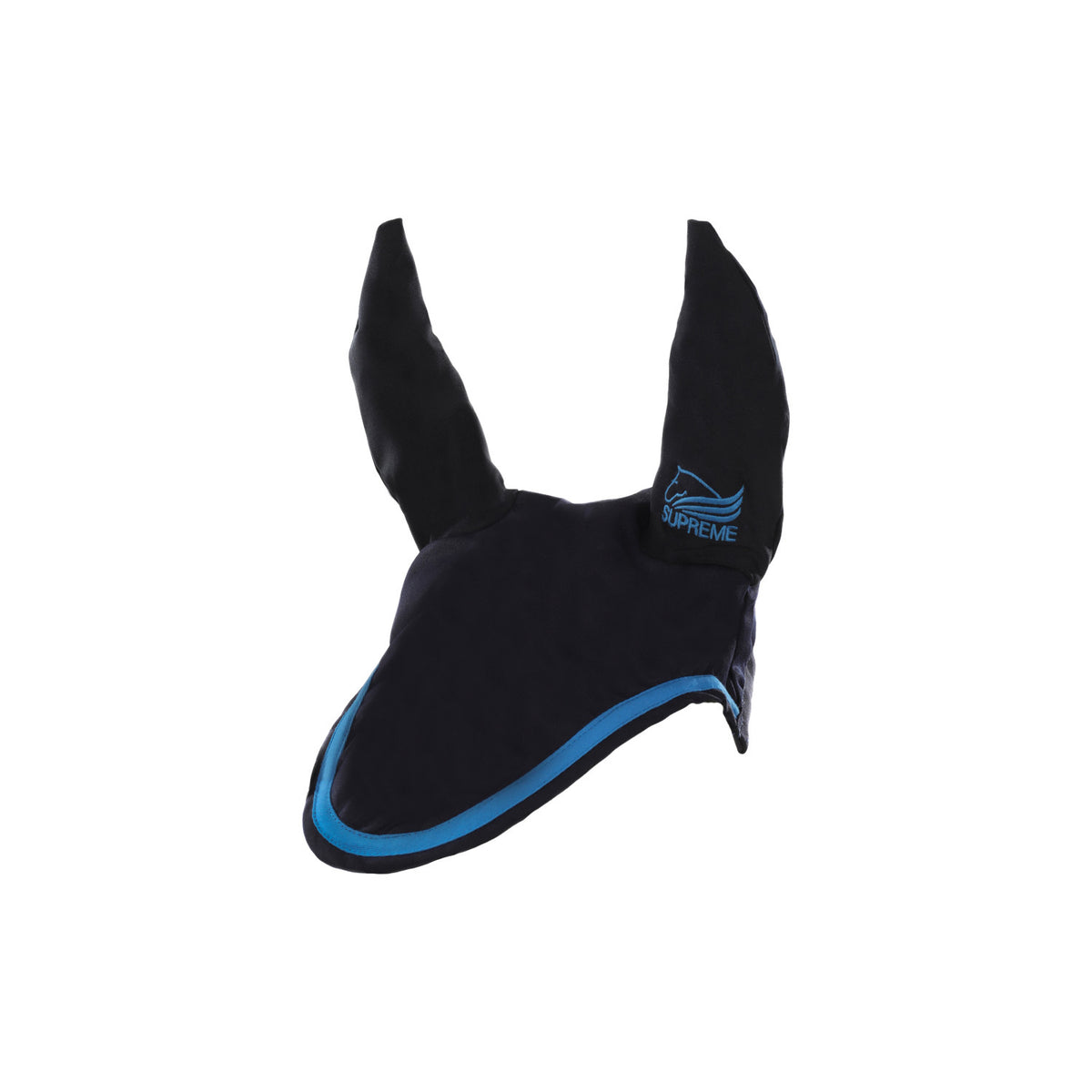 Cotton pony bonnet with contrast piping