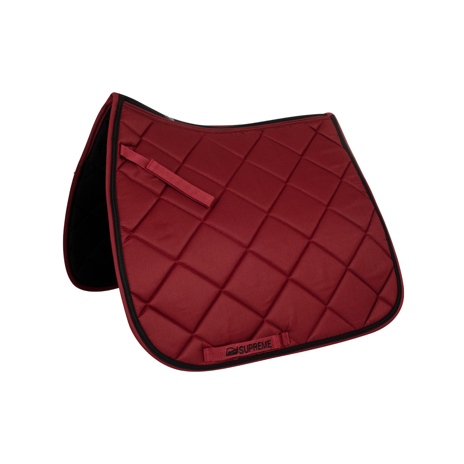 Quilted dressage saddle pad.