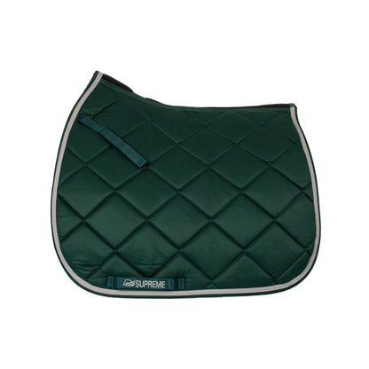 Quilted dressage saddle pad