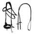 Hackamore bridle.