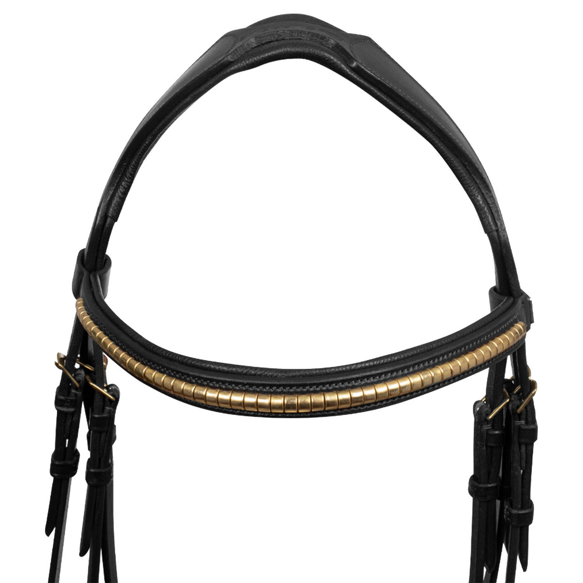 ENGLISH BRIDLE WITH CLINCHER AND RUBBER REINS