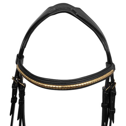ENGLISH BRIDLE WITH CLINCHER AND RUBBER REINS