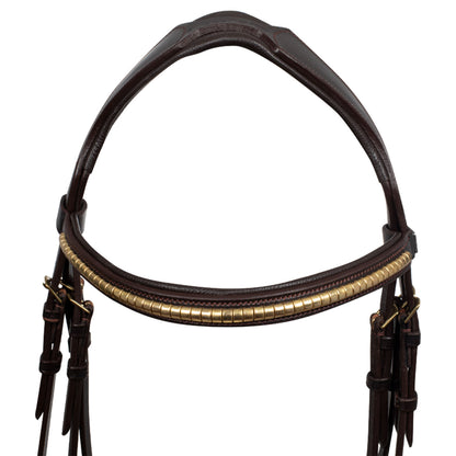ENGLISH BRIDLE WITH CLINCHER AND RUBBER REINS
