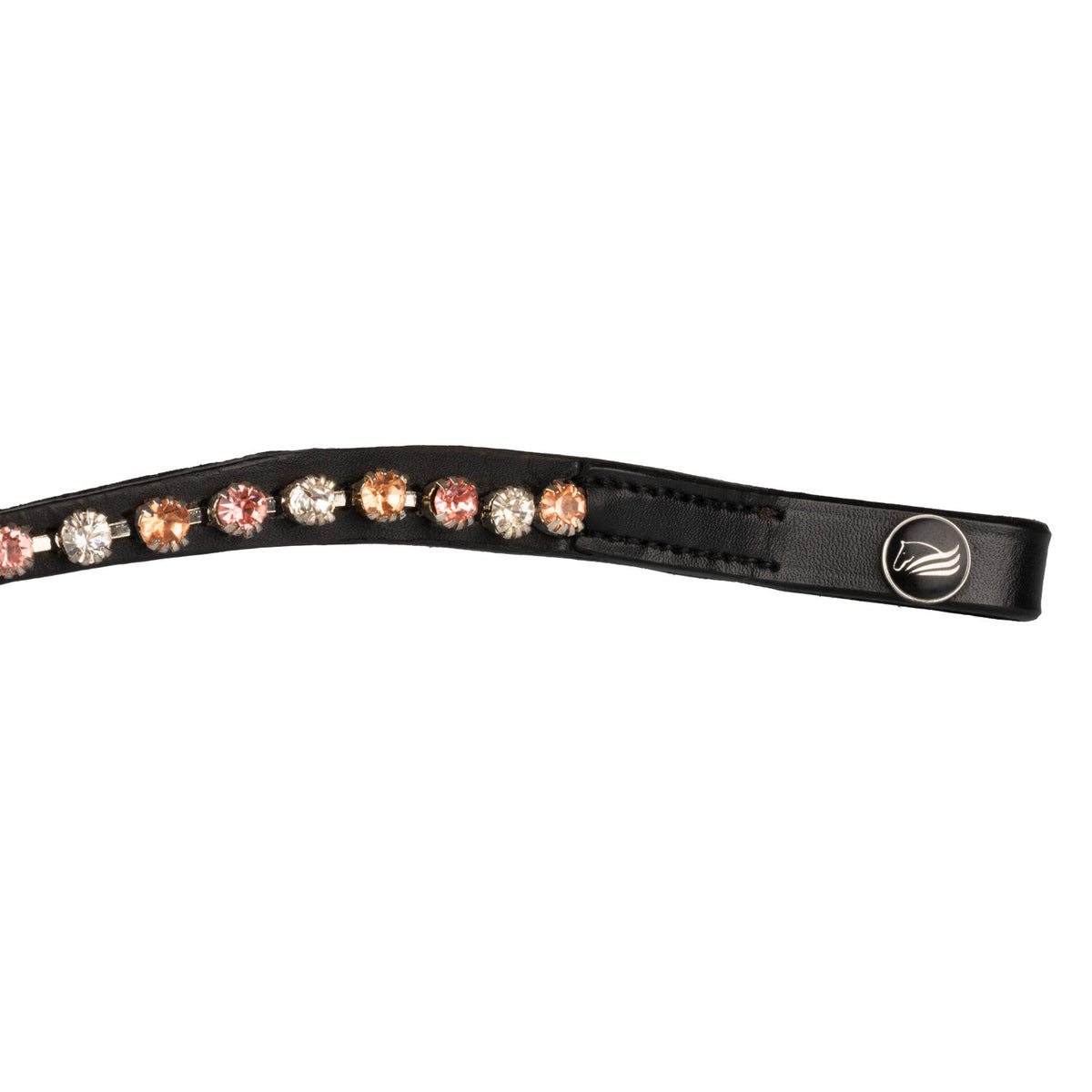BROWBAND WITH RHINESTONES TEARDROP DESIGN