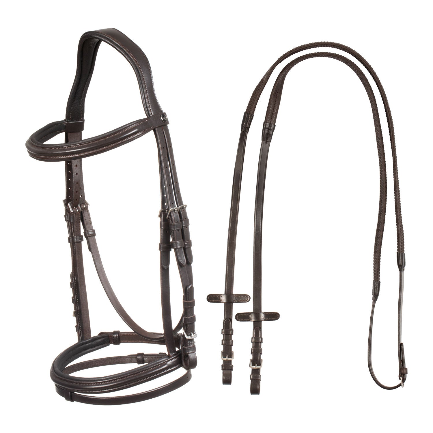 Square Raised Bridle Leather-Sioux.
