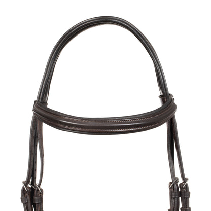 Square Raised Bridle Leather-Sioux