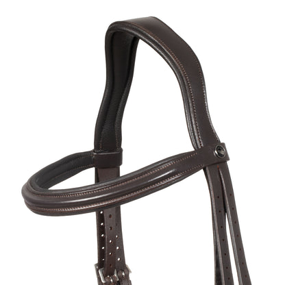 Square Raised Bridle Leather-Sioux