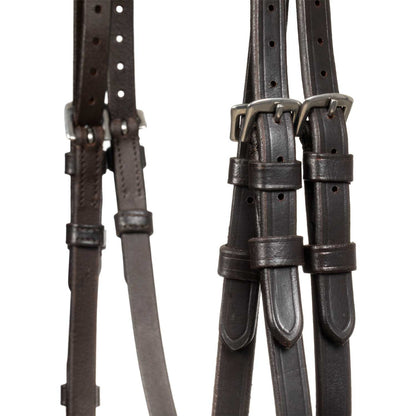 Square Raised Bridle Leather-Sioux