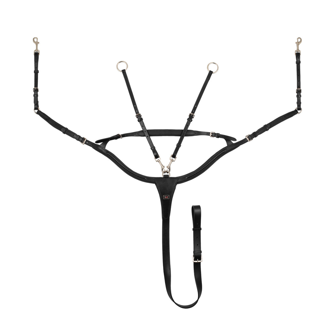 PADDED ANATOMIC BREASTPLATE WITH BRIDGE.