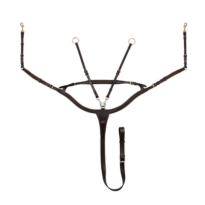 PADDED ANATOMIC BREASTPLATE WITH BRIDGE.