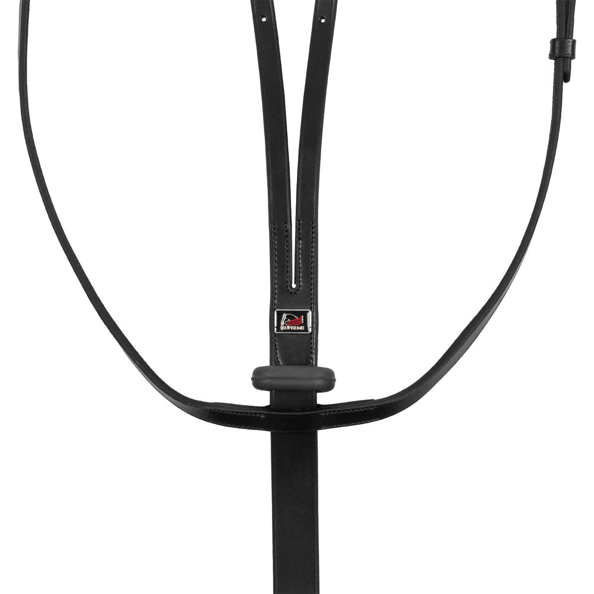 Running martingale with rubber stopper